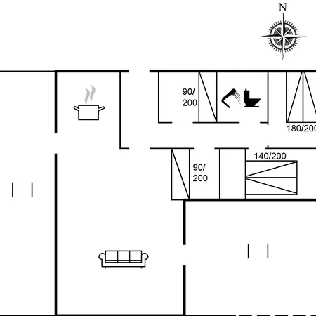 度假居 Halfdan - 1-1km From The Sea By Interhome